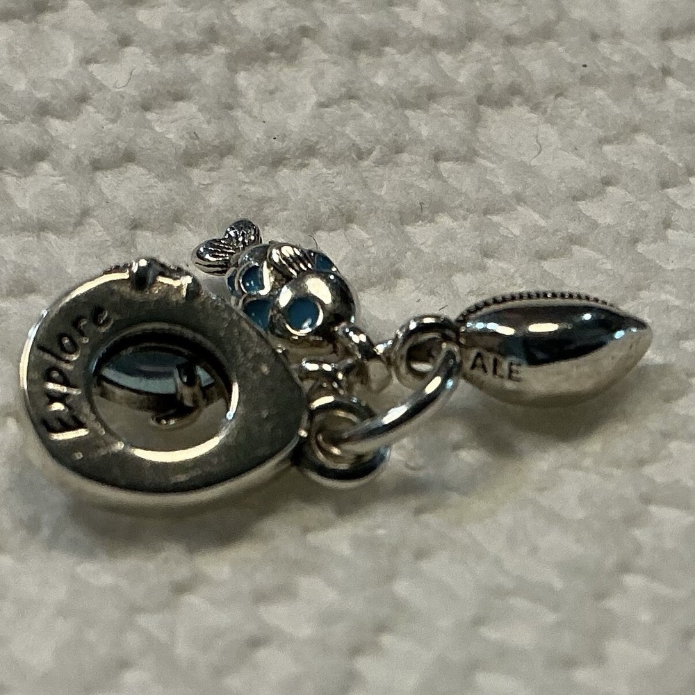 Pandora Fish Sea Turtle Conch Triple Dangle Charm 791697C01 S925